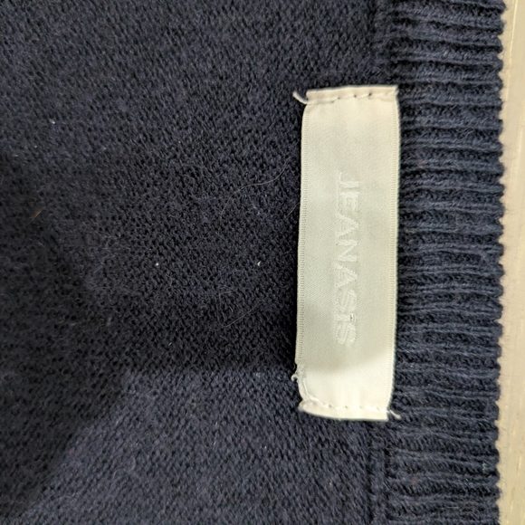 RARE! Union Jack Cardigan Sweater - Navy and Red - Picture 3 of 4